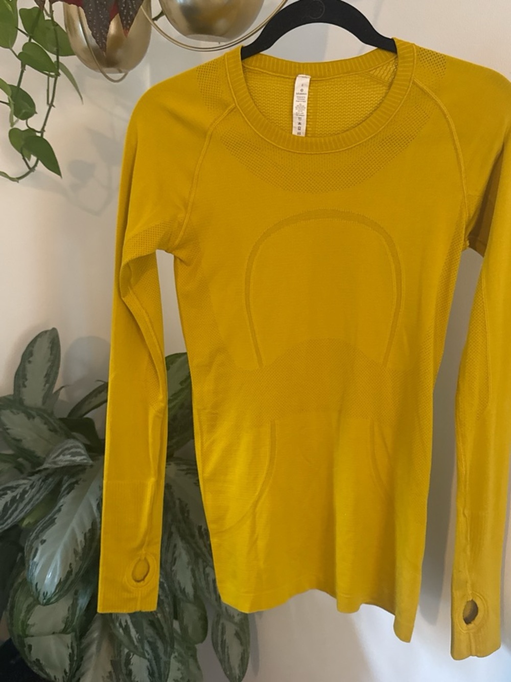 lululemon athletica Long-Sleeve Swiftly Tech Top in Mustard